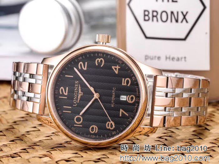 LONGINES浪琴 經典大三針 全自動機械 精品男士腕表 WSS0983